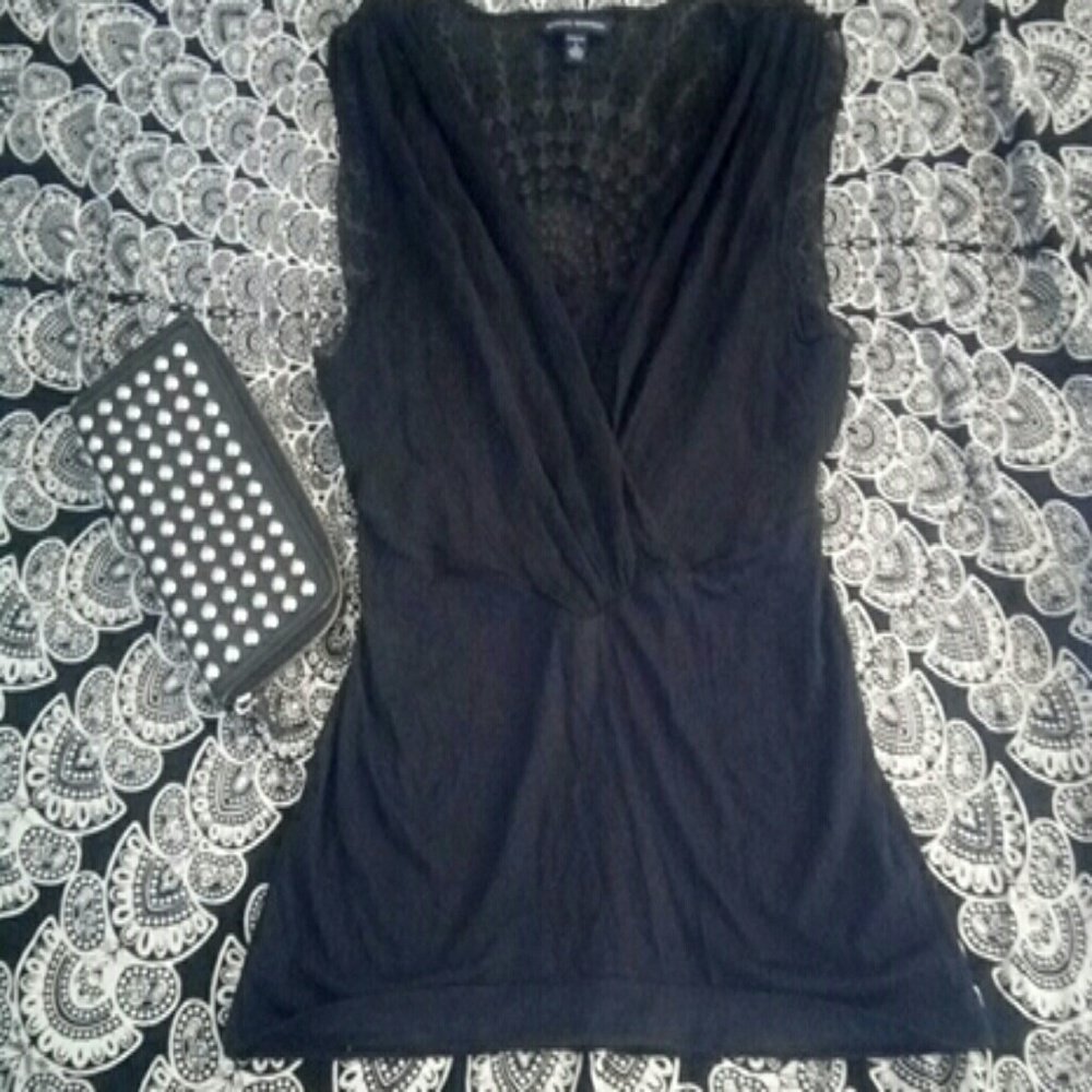 Banana Republic Sheer Sleeveless Top